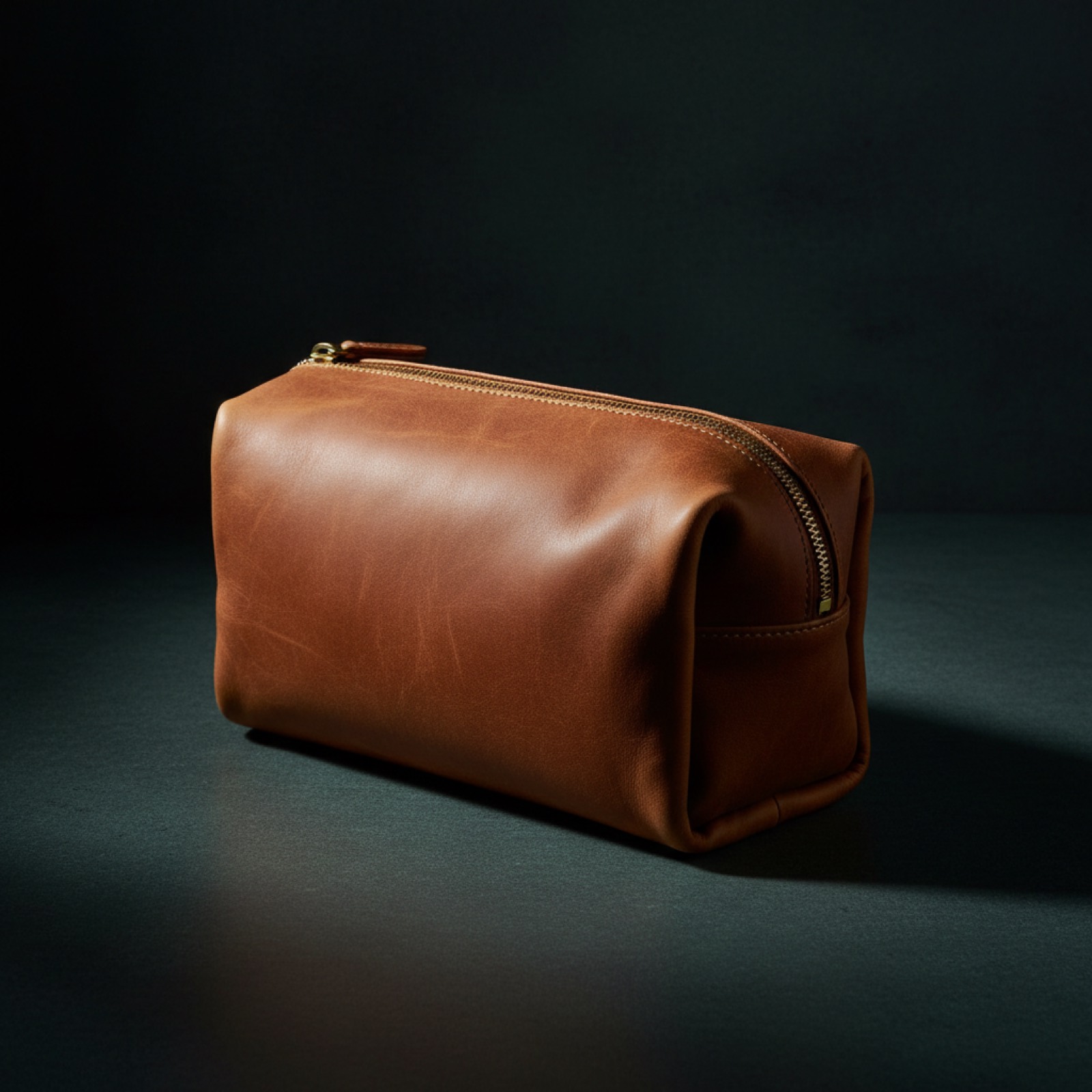 Trousse de toilette cuir